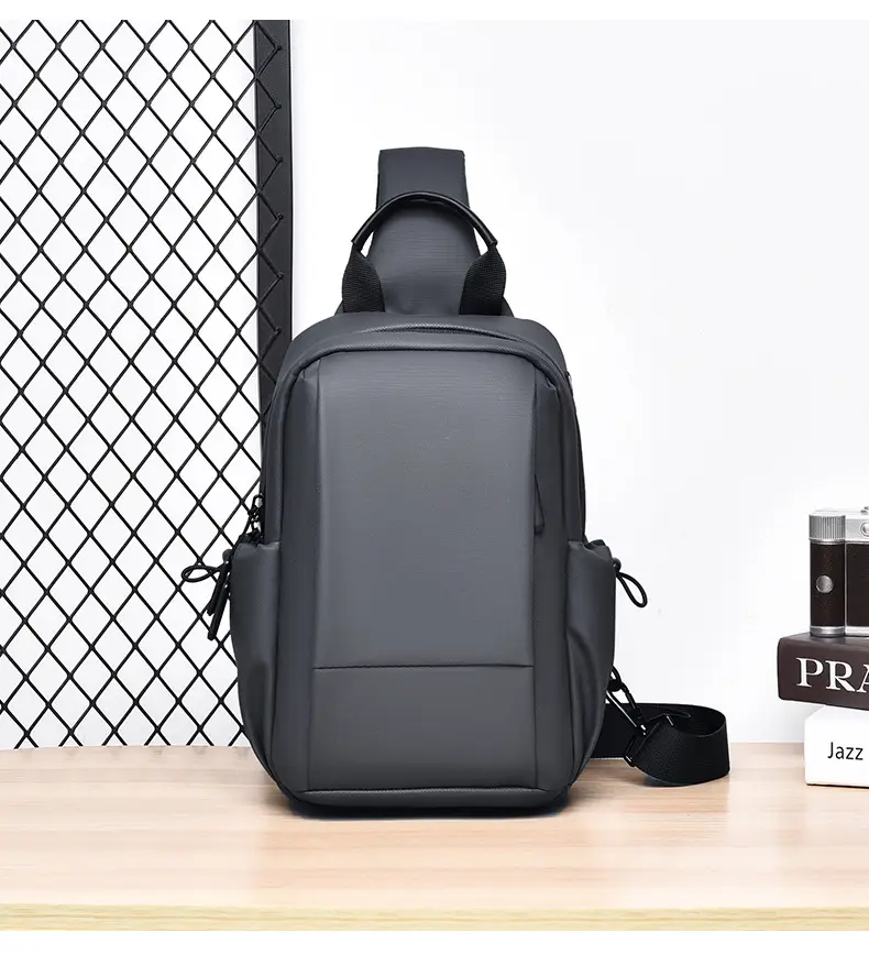 Men's Black Casual Crossbody Bag Lightweight Travel — feature 24
