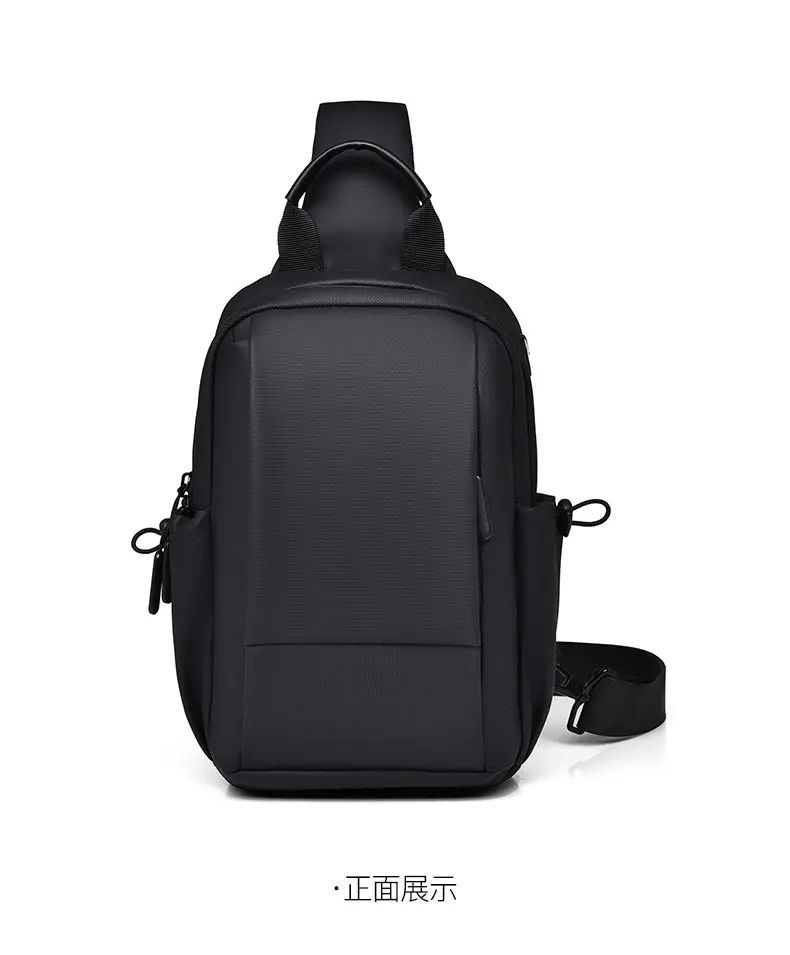 Men's Black Casual Crossbody Bag Lightweight Travel — feature 28