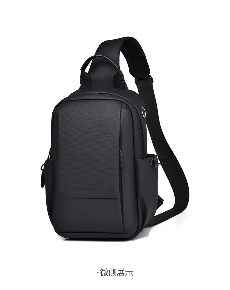 Men's Black Casual Crossbody Bag Lightweight Travel — feature 29
