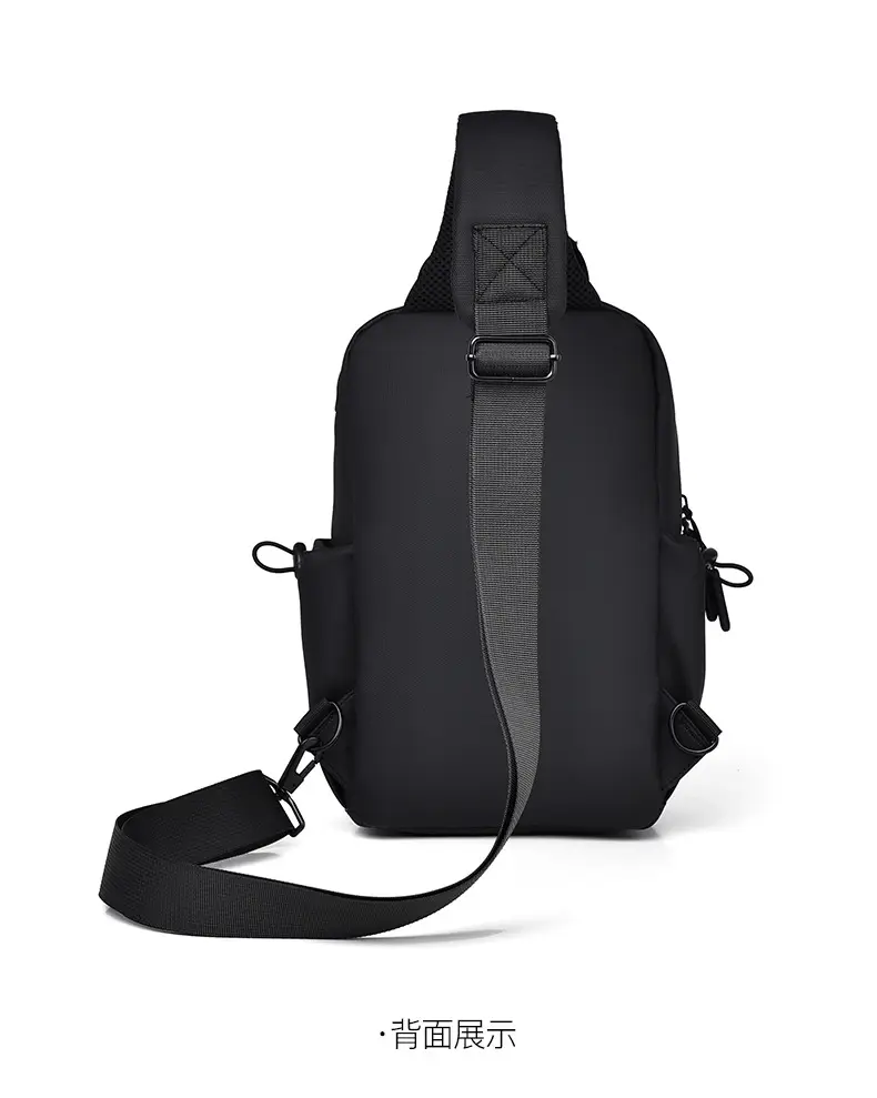 Men's Black Casual Crossbody Bag Lightweight Travel — feature 31