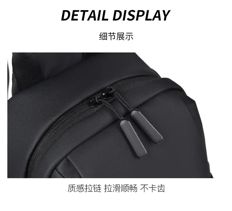 Men's Black Casual Crossbody Bag Lightweight Travel — feature 34