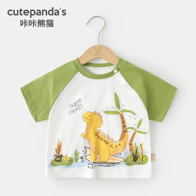 Girls T-shirt Bunny Print Summer Wear - Image 3
