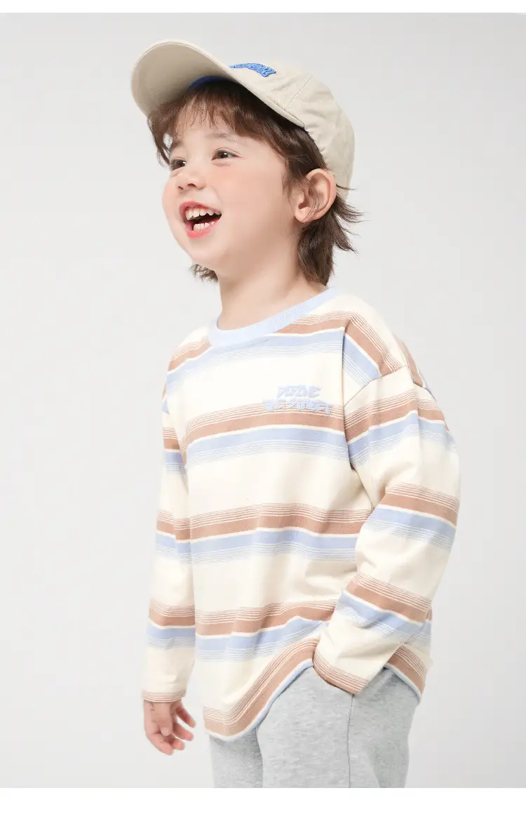 Toddler Boys Striped Long Sleeve T-Shirt Spring Autumn — feature 18