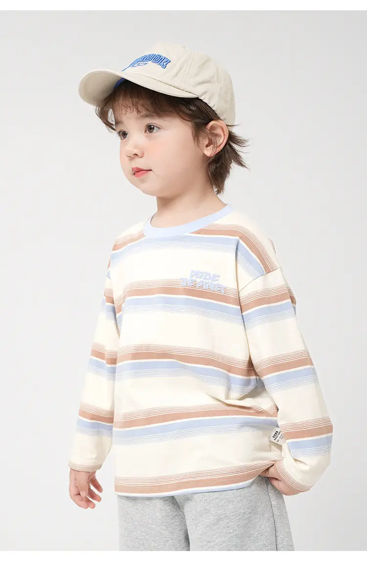 Toddler Boys Striped Long Sleeve T-Shirt Spring Autumn — feature 20