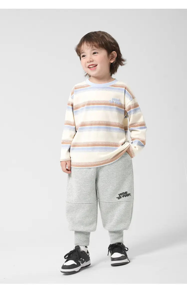 Toddler Boys Striped Long Sleeve T-Shirt Spring Autumn — feature 21