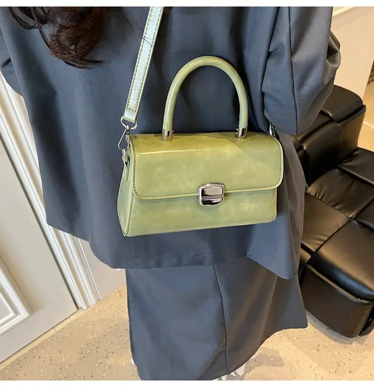 Women's Beige Square Handbag with Shoulder Crossbody Strap — feature 20