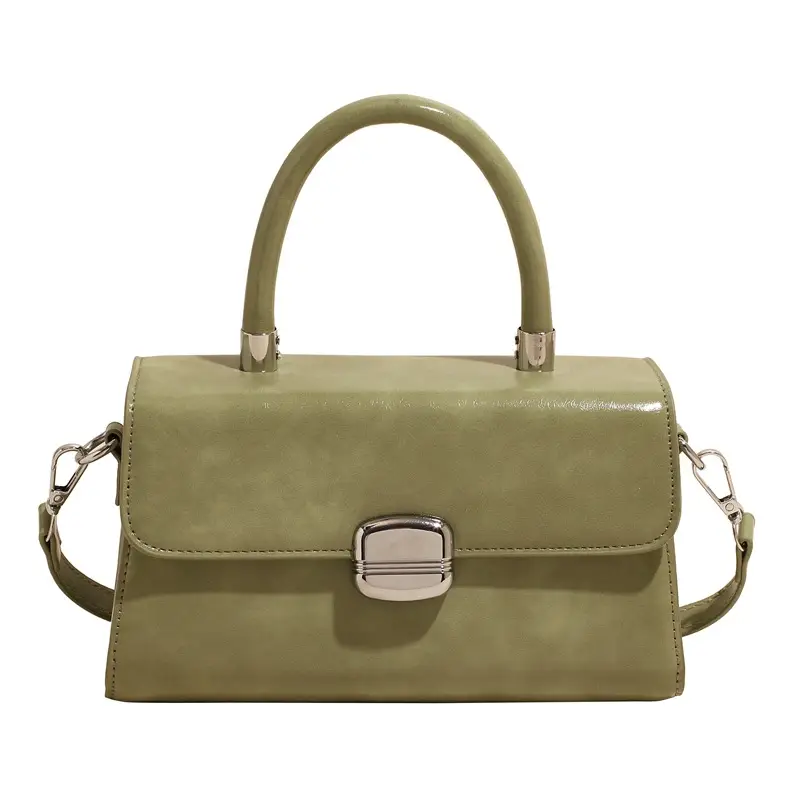 Women's Beige Square Handbag with Shoulder Crossbody Strap