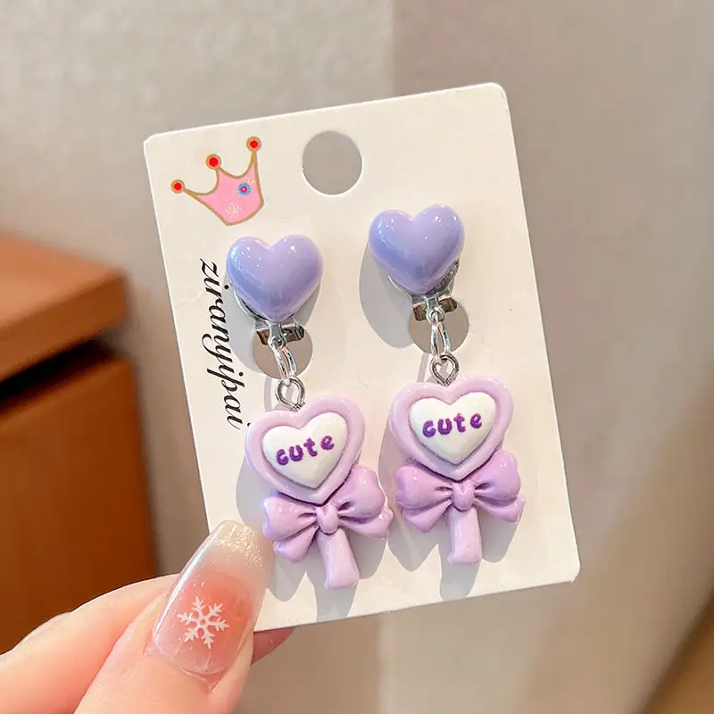 Sweet Cartoon Sanrio Princess Wind Earrings for Girls — feature 22