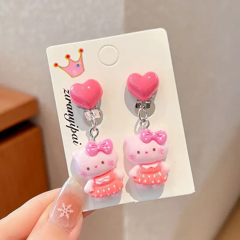 Sweet Cartoon Sanrio Princess Wind Earrings for Girls — feature 24