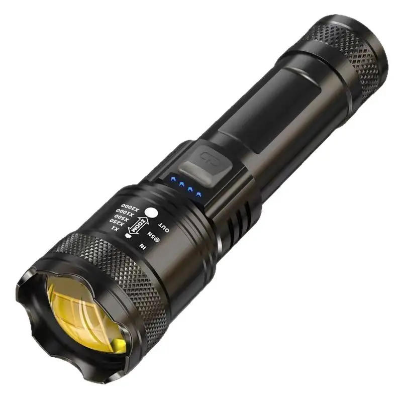 Rechargeable Laser Flashlight 4900m Bright White