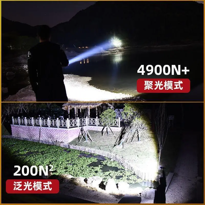 Rechargeable Laser Flashlight 4900m Bright White — feature 10