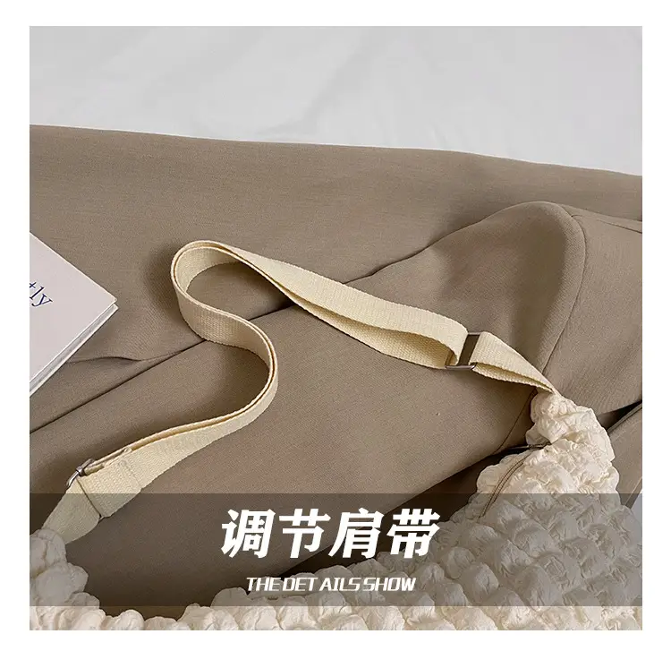 Pink Pleated Shoulder Bag for Women — feature 6