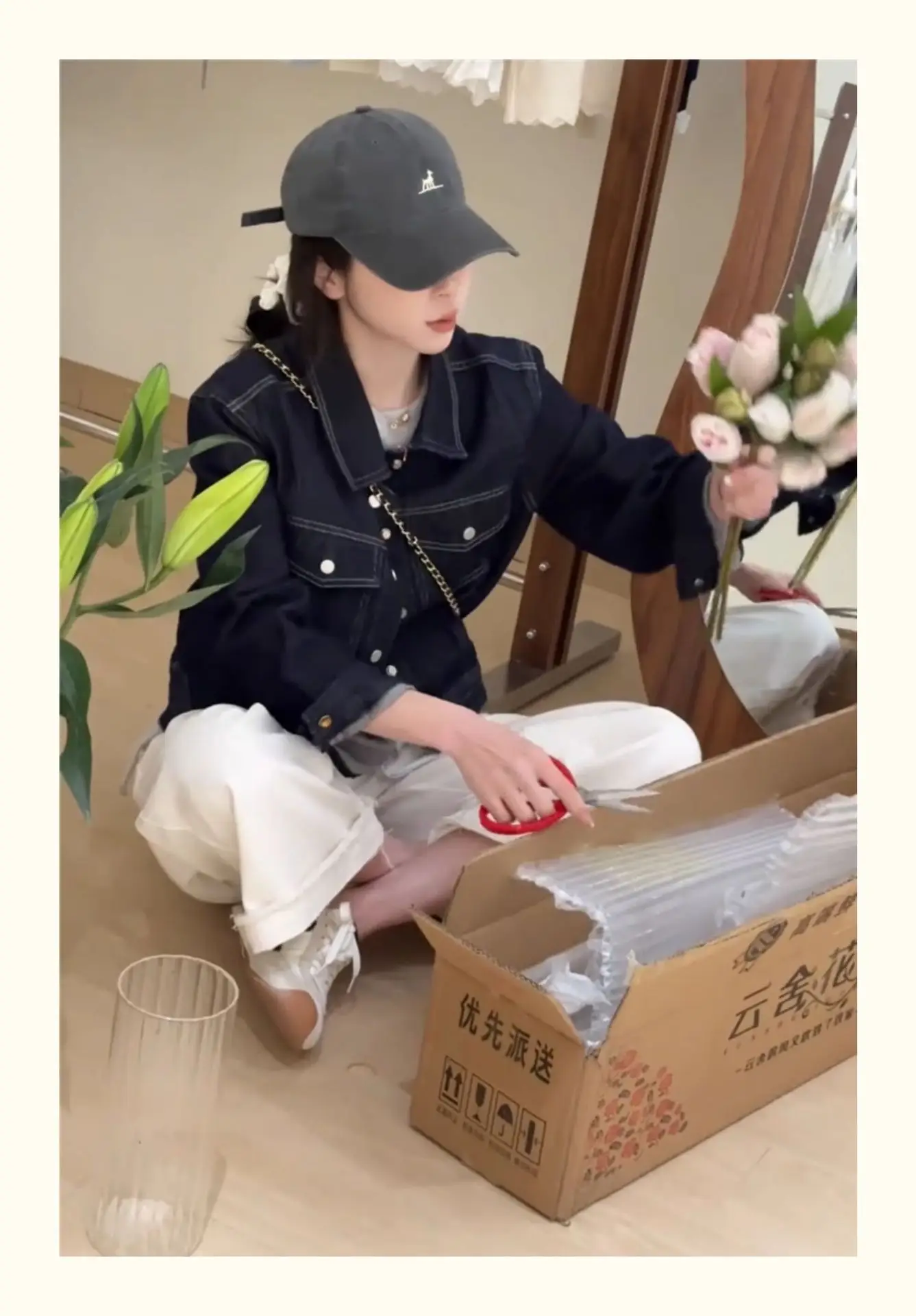 Women Korean Retro Denim Jacket Dark Blue 2025 Spring — feature 4