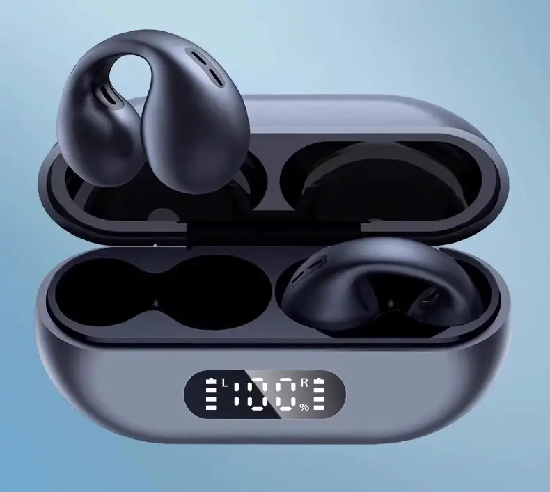 New Tws Bone Conduction Wireless Bluetooth Headset Clip-On Mini Digital Display High Quality Sports True Noise Reduction X22 — feature 22