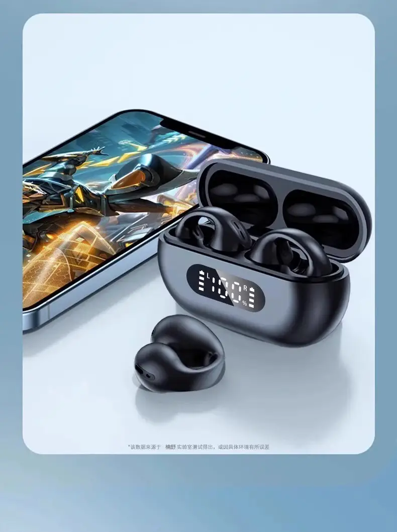 New Tws Bone Conduction Wireless Bluetooth Headset Clip-On Mini Digital Display High Quality Sports True Noise Reduction X22 — feature 25