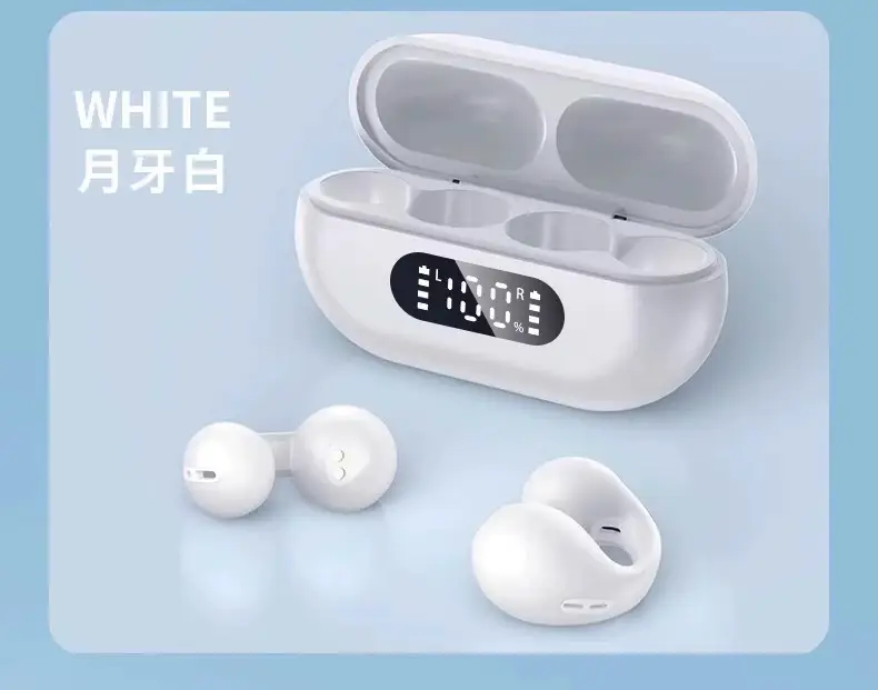 New Tws Bone Conduction Wireless Bluetooth Headset Clip-On Mini Digital Display High Quality Sports True Noise Reduction X22 — feature 30