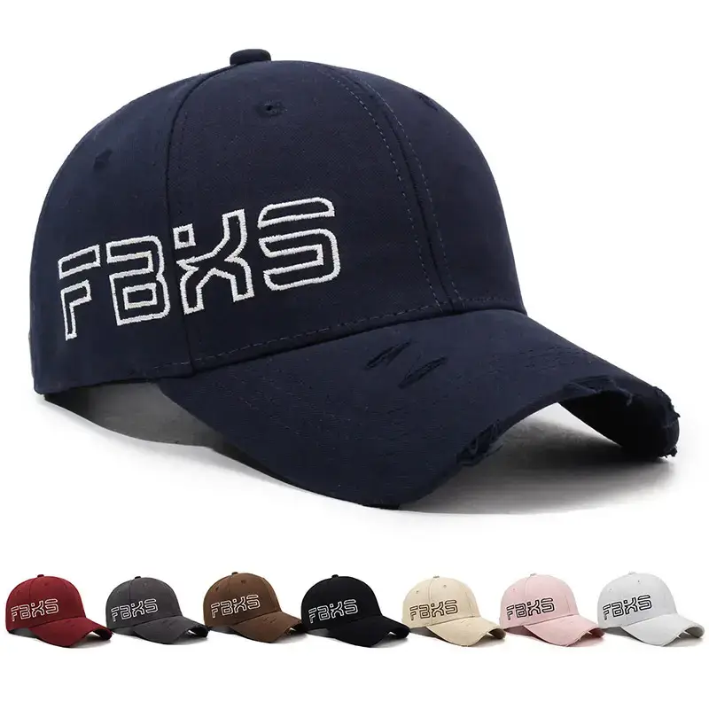 Maroon Embroidered Baseball Cap for Men Women Outdoor Sun Hat - Image 10