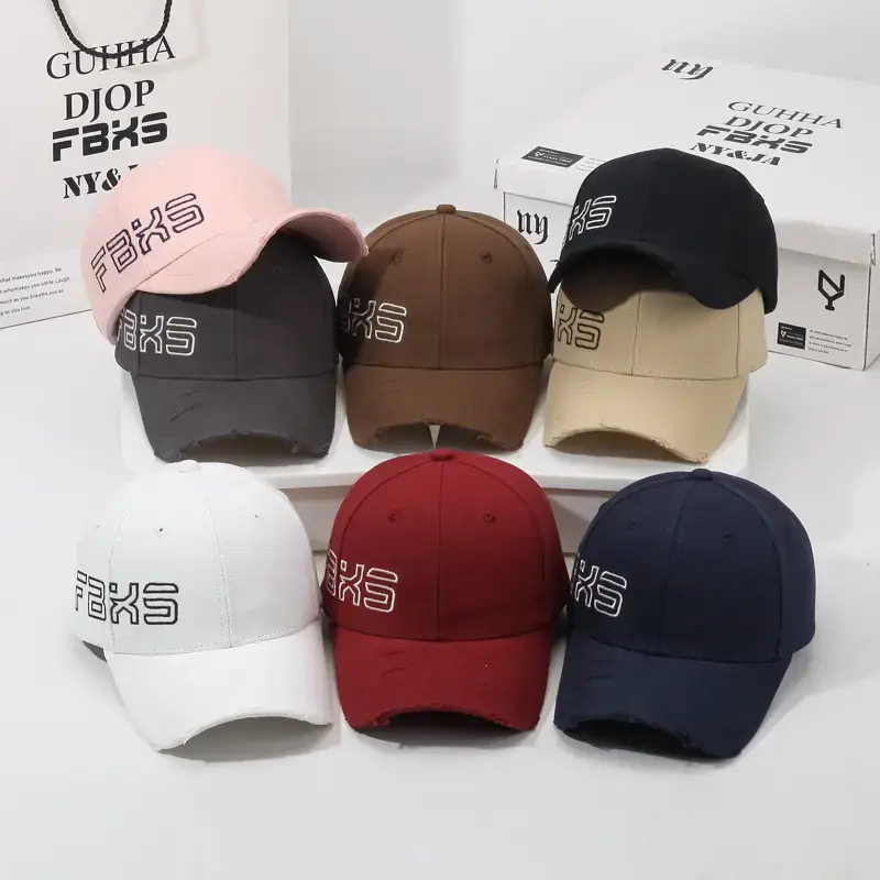Maroon Embroidered Baseball Cap for Men Women Outdoor Sun Hat - Image 12