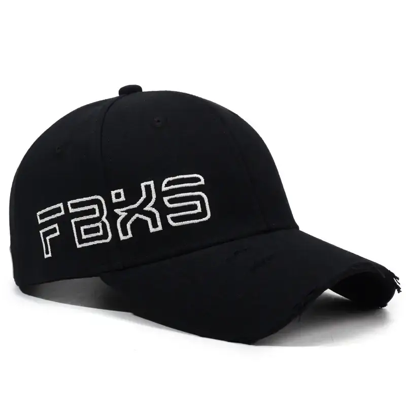 Maroon Embroidered Baseball Cap for Men Women Outdoor Sun Hat - Image 3