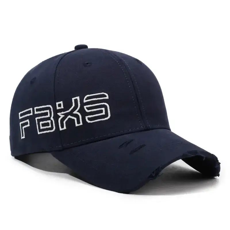 Maroon Embroidered Baseball Cap for Men Women Outdoor Sun Hat - Image 5