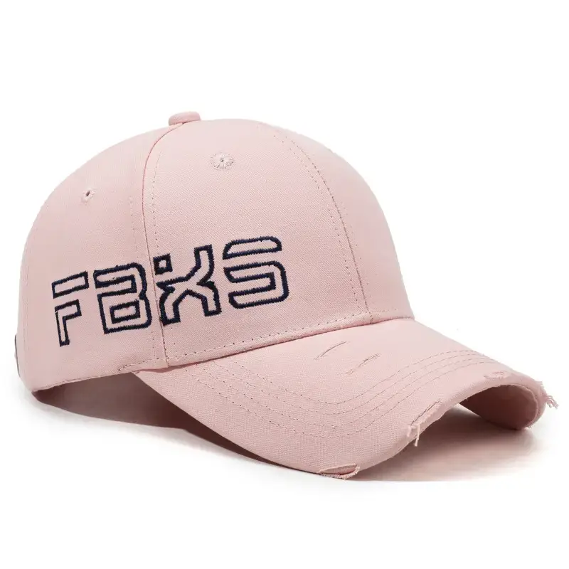 Maroon Embroidered Baseball Cap for Men Women Outdoor Sun Hat - Image 8