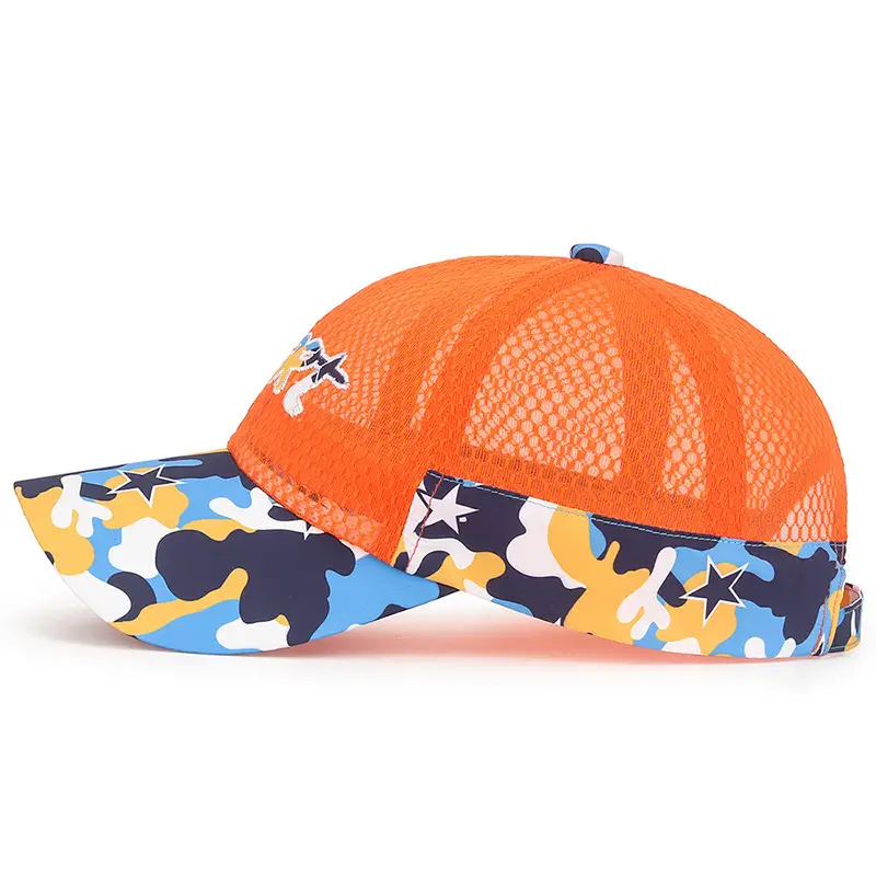 Mesh Baseball Cap for Boys Girls Sun Protection Cap