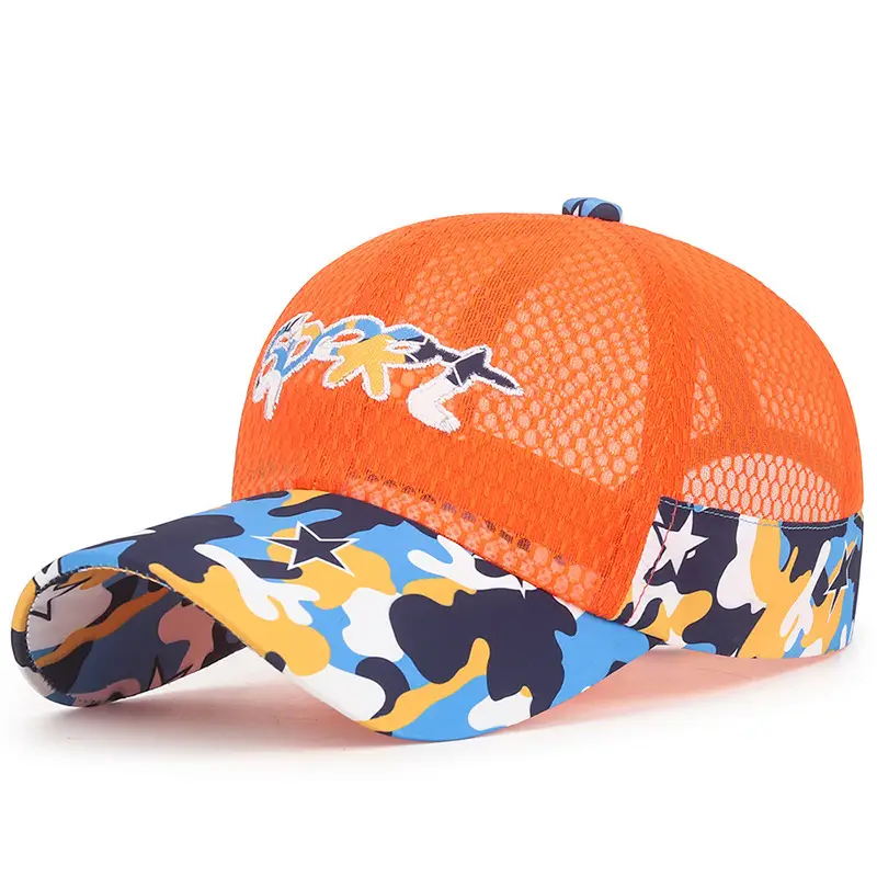 Mesh Baseball Cap for Boys Girls Sun Protection Cap