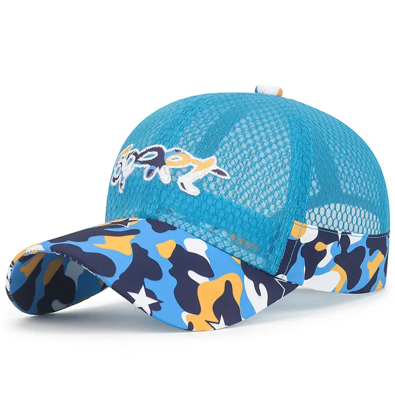 Mesh Baseball Cap for Boys Girls Sun Protection Cap