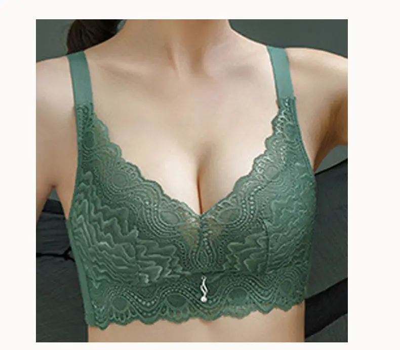 Sexy Lace Lingerie for Women, Wireless, Seamless, Breathable, Comfortable Bra, Small Chest Adjustment Type, Comfortable Women's Underwear — feature 18