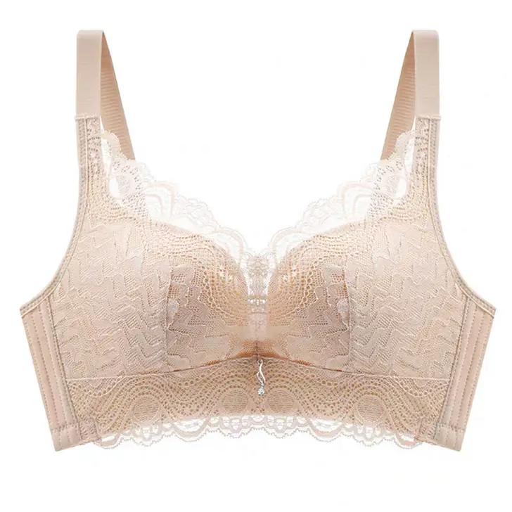 Sexy Lace Lingerie for Women, Wireless, Seamless, Breathable, Comfortable Bra, Small Chest Adjustment Type, Comfortable Women's Underwear
