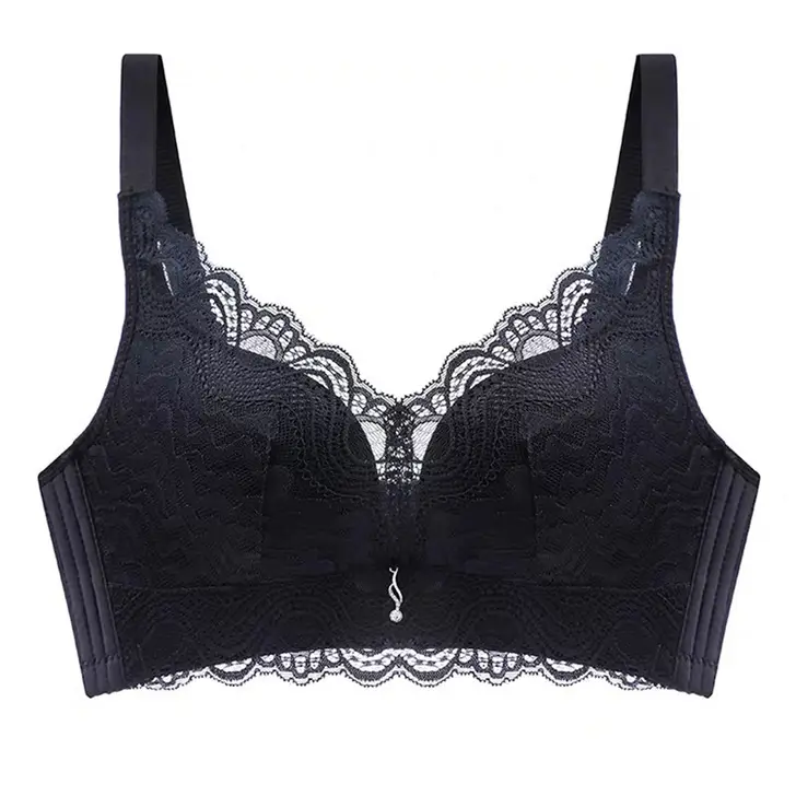 Sexy Lace Lingerie for Women, Wireless, Seamless, Breathable, Comfortable Bra, Small Chest Adjustment Type, Comfortable Women's Underwear