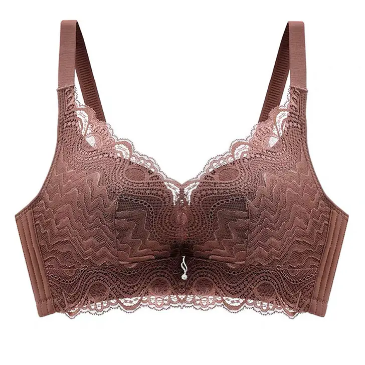 Sexy Lace Lingerie for Women, Wireless, Seamless, Breathable, Comfortable Bra, Small Chest Adjustment Type, Comfortable Women's Underwear