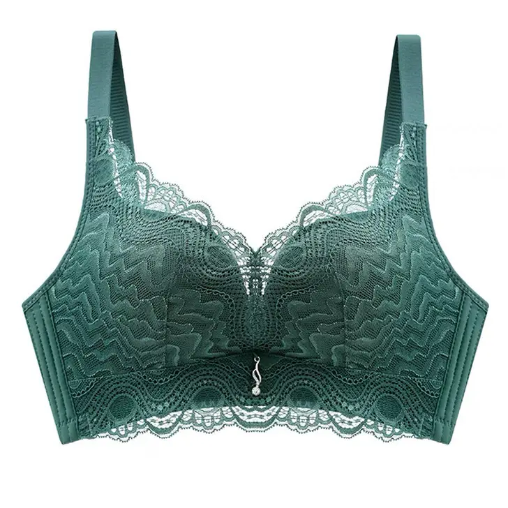 Sexy Lace Lingerie for Women, Wireless, Seamless, Breathable, Comfortable Bra, Small Chest Adjustment Type, Comfortable Women's Underwear