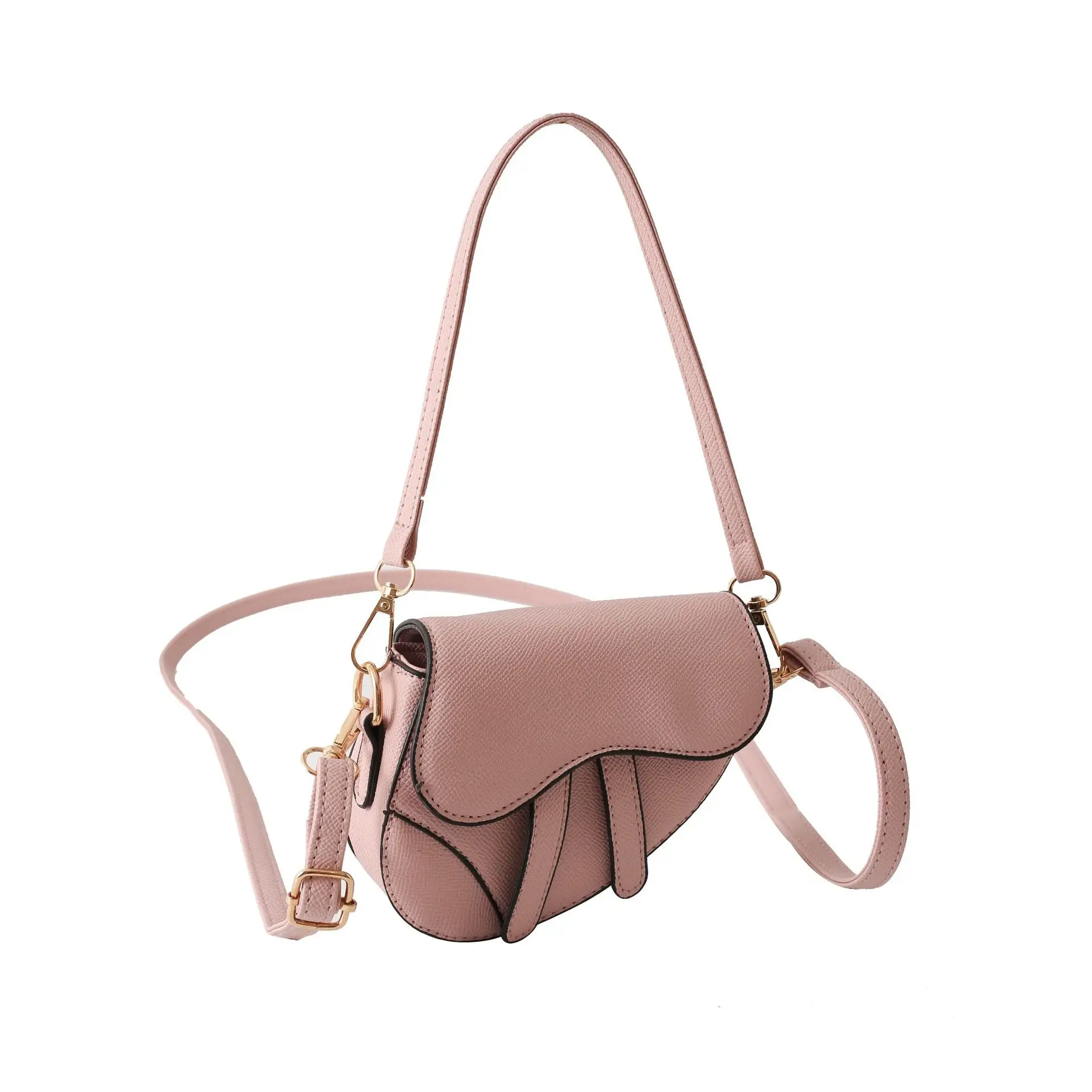 Women's New Style Crossbody Bag Underarm Design Beige - Image 5