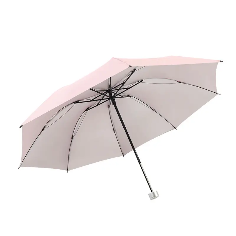 70% Off Silver Plastic Umbrella Seven-Rib Sunshade - Image 7