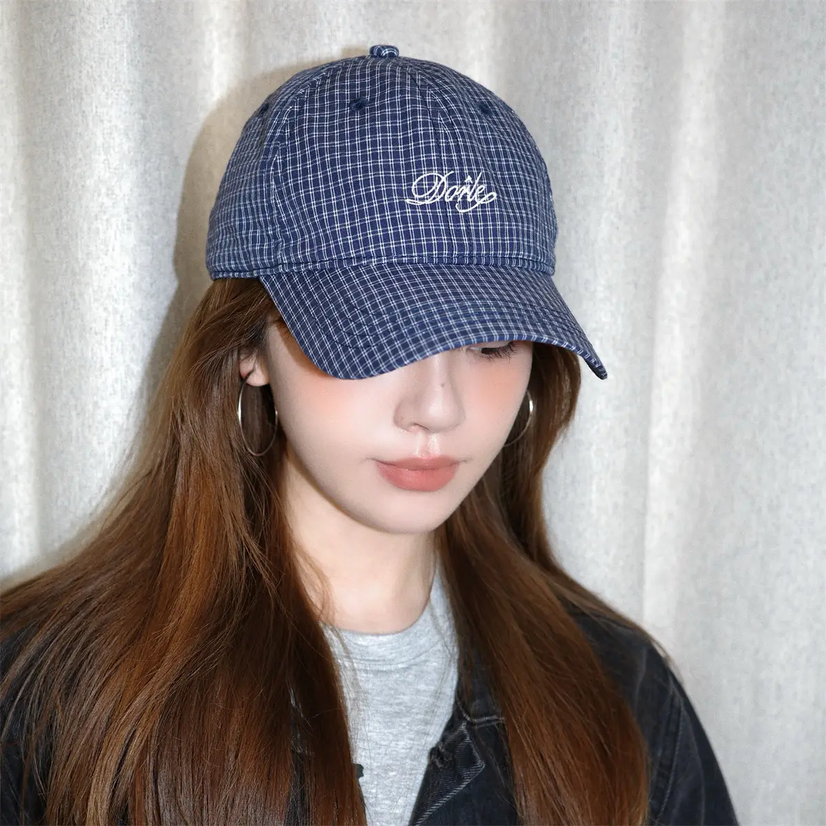 Ding Go Embroidered Women Baseball Cap Wide Brim - Image 5