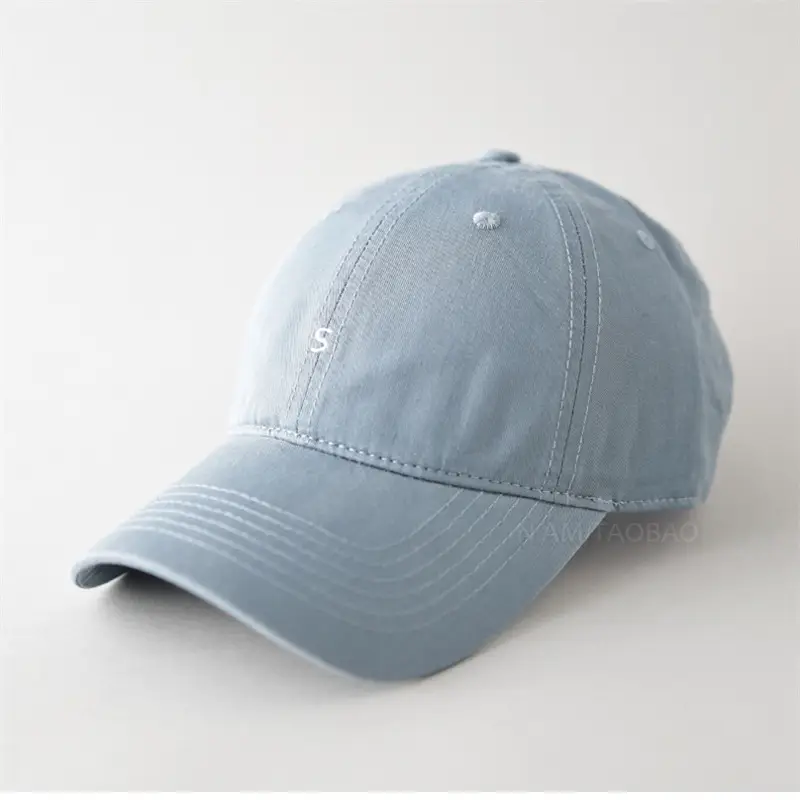 Beige Embroidered Baseball Cap for Men Women - Image 11