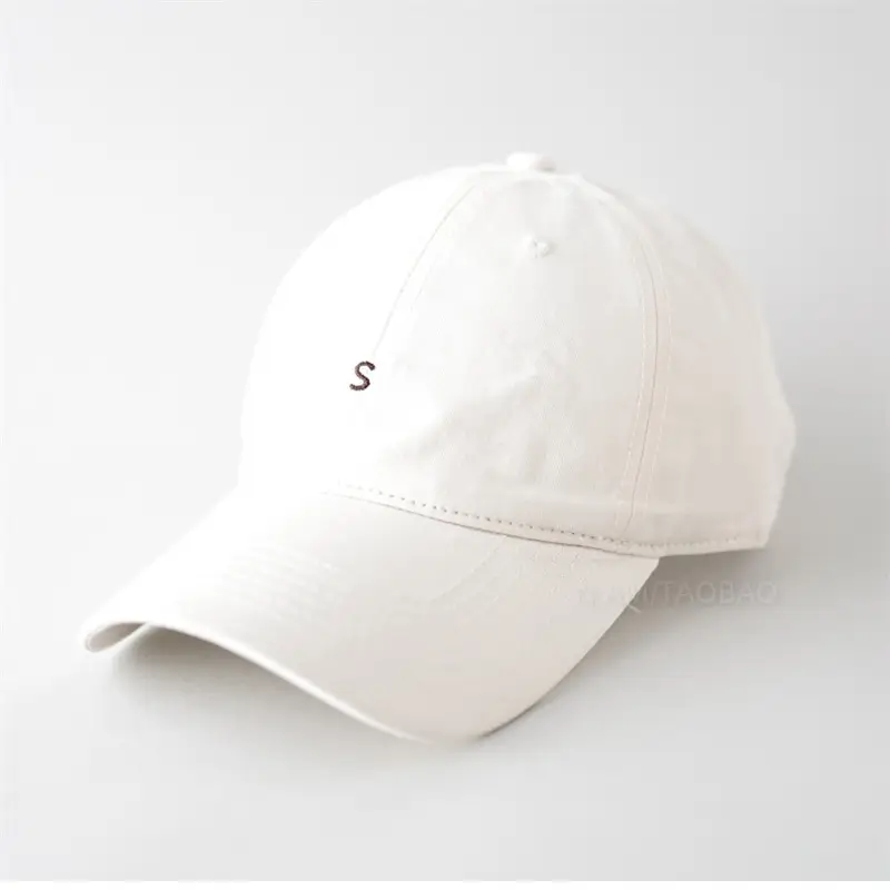 Beige Embroidered Baseball Cap for Men Women - Image 13