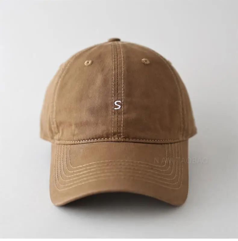 Beige Embroidered Baseball Cap for Men Women — feature 10
