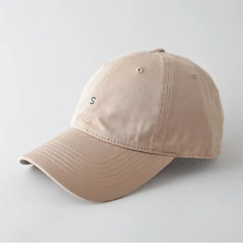 Beige Embroidered Baseball Cap for Men Women — feature 11