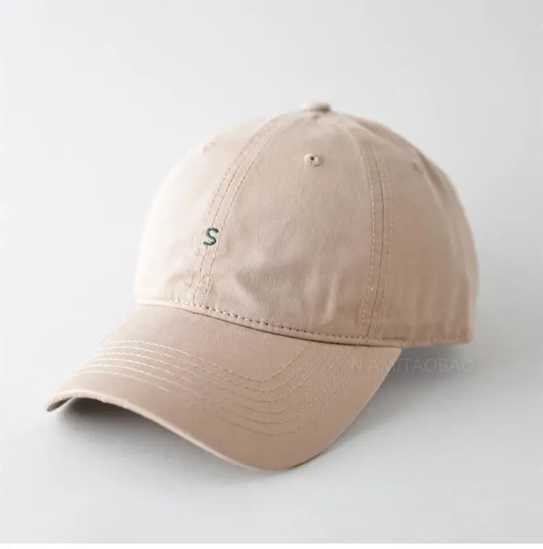 Beige Embroidered Baseball Cap for Men Women — feature 6