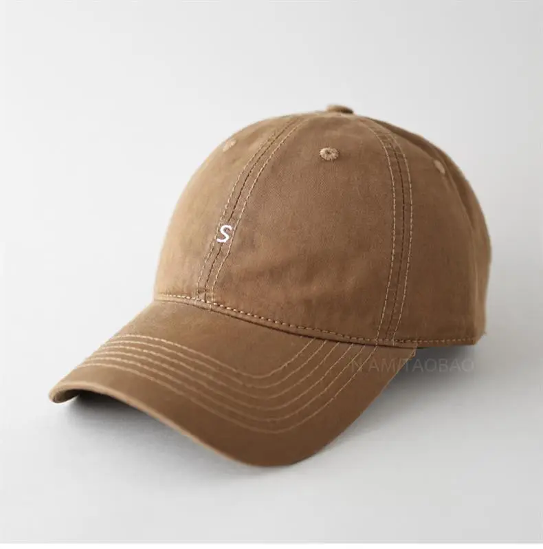 Beige Embroidered Baseball Cap for Men Women — feature 7