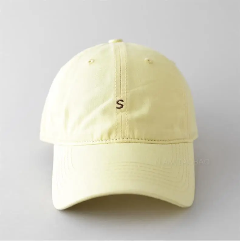Beige Embroidered Baseball Cap for Men Women — feature 9