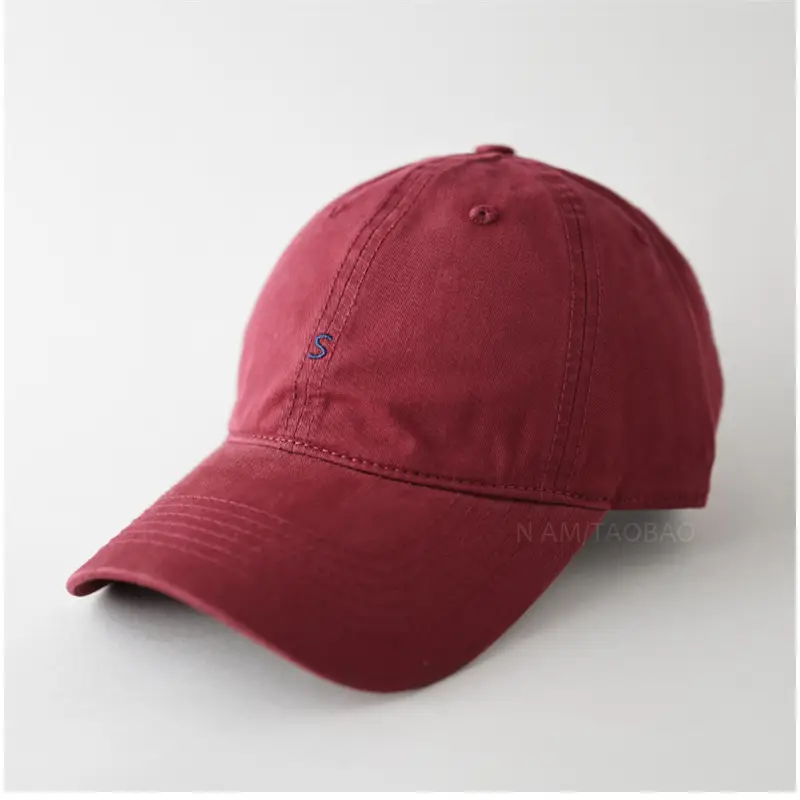 Beige Embroidered Baseball Cap for Men Women - Image 4