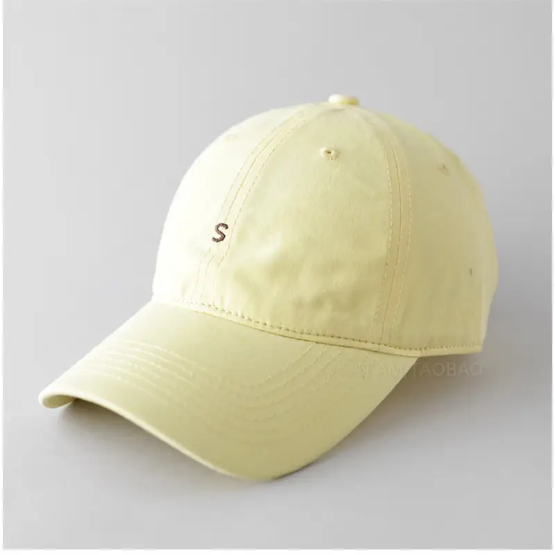 Beige Embroidered Baseball Cap for Men Women - Image 8