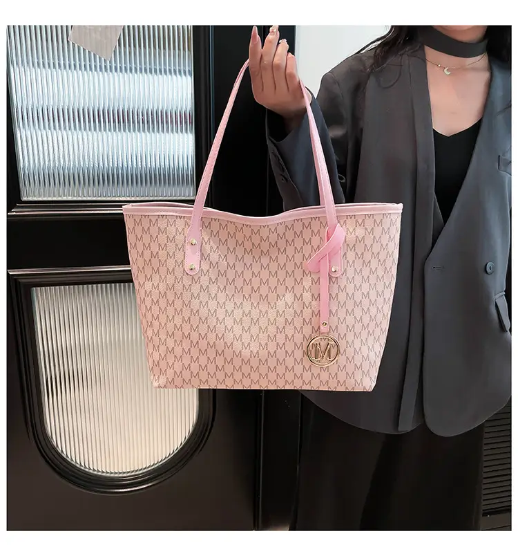 Women's 2025 Spring Shoulder Bag Large Capacity Brown Monogram — feature 17
