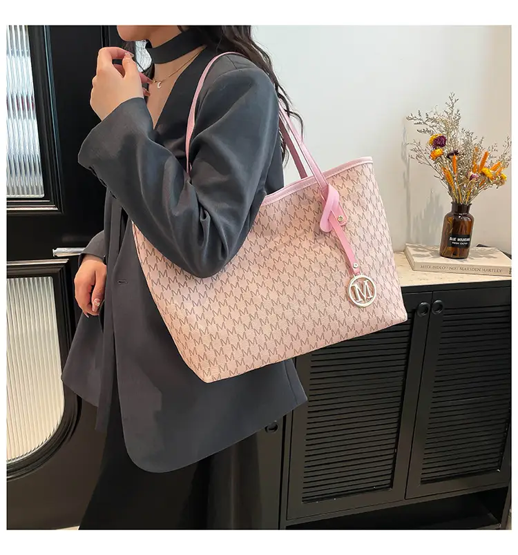 Women's 2025 Spring Shoulder Bag Large Capacity Brown Monogram — feature 19