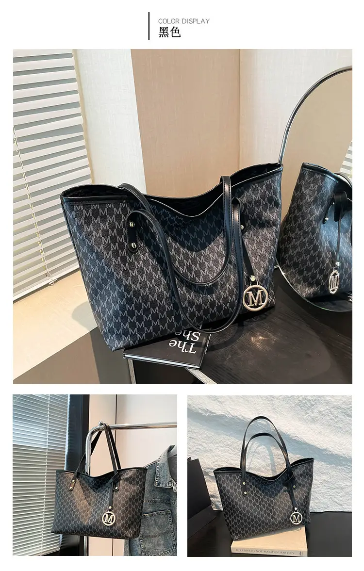 Women's 2025 Spring Shoulder Bag Large Capacity Brown Monogram — feature 26