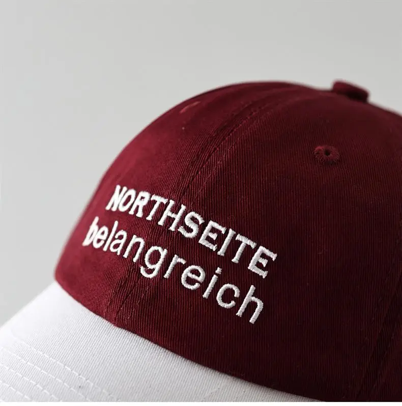 North Sea Blue Letter Embroidered Baseball Cap for Men Women — feature 11
