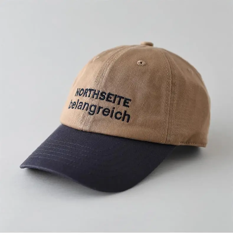 North Sea Blue Letter Embroidered Baseball Cap for Men Women — feature 4